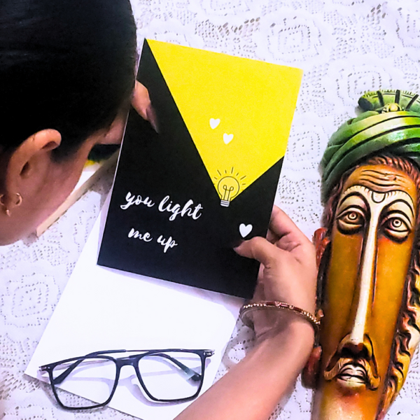 You Light Me Greeting Card