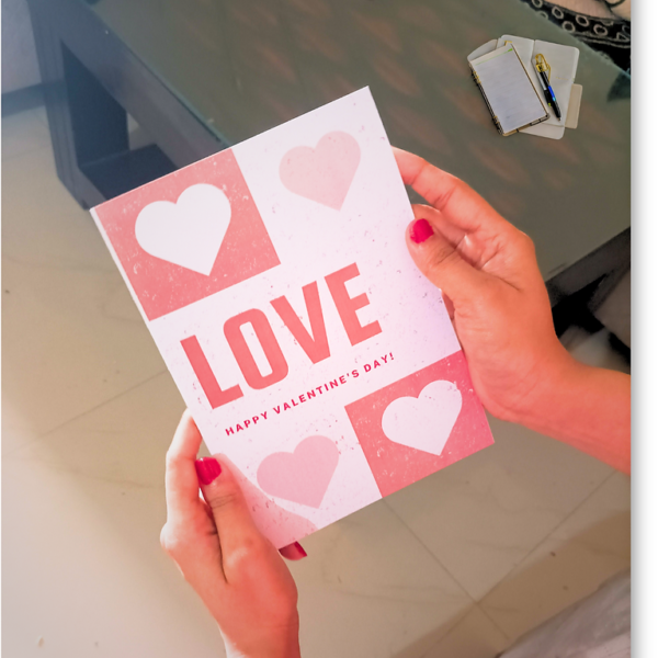 Four Heart Love Greeting Card - Image 3