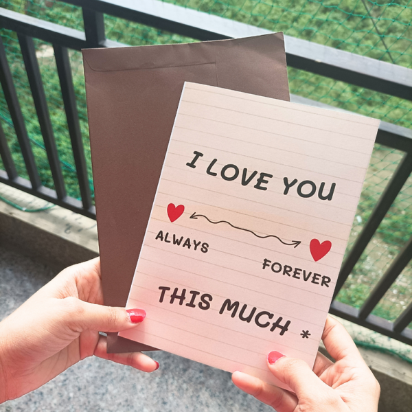 Love You This Much Greeting Card